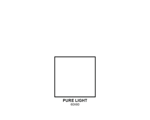 Quadratische Pure Light Fliese 60x60