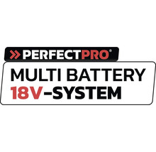 Perfectpro Logo. Multi Battery 18 Volt System.