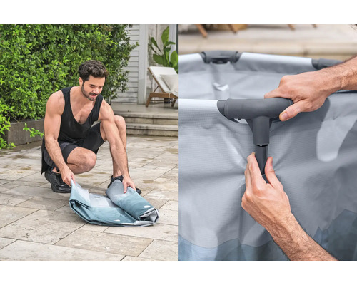 Aufbau eines Frame Pools im Garten