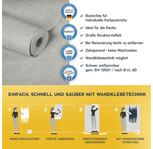 Rolle Vliestapete mit Verarbeitungshinweisen