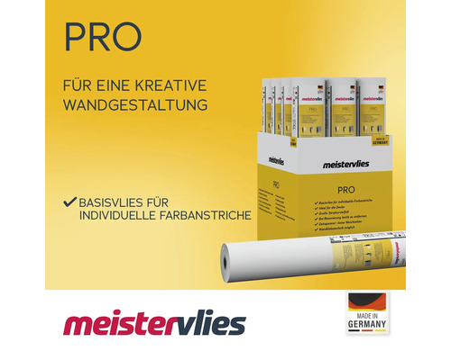 Meistervlies Pro Grundierung für kreative Wandgestaltung und individuelle Farbanstriche