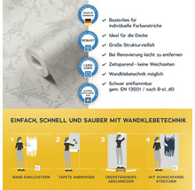 Rolle Vliestapete mit Anwendungsanleitung und Produkteigenschaften