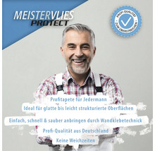 Meistervlies Protect non-woven wallpaper with quality seal.