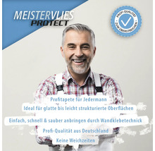 Meistervlies Protect Vliesfaser Tapete für glatte Wände