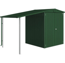 Gartengerätehaus mit Vordach aus Metall