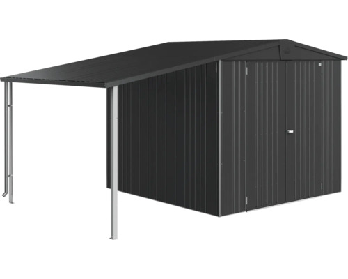 Metall Gerätehaus mit Anbau