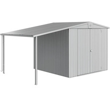 Metall Gerätehaus mit Anbau für Gartengeräte und Werkzeuge