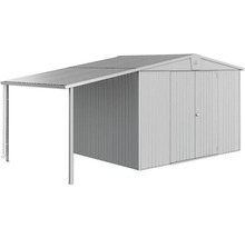 Metall Gerätehaus mit Anbau
