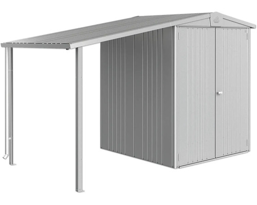 Metall Gerätehaus mit Anbau