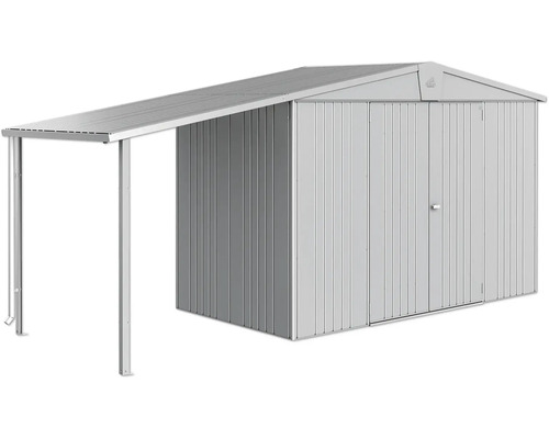 Metall Gerätehaus mit Anbau