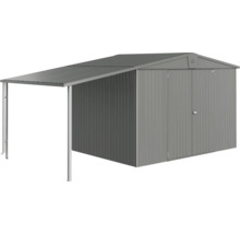Metall Gerätehaus mit Vordach für Gartengeräte und Werkzeuge