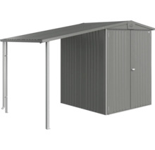 Metall Gerätehaus mit Vordach für den Garten