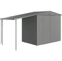 Metall Gerätehaus mit Vordach für Gartengeräte und Werkzeuge