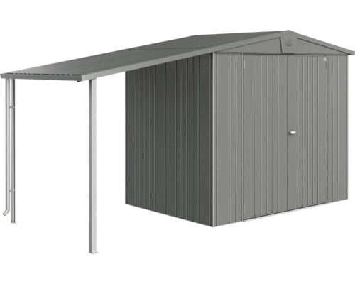 Metall Gerätehaus mit Vordach für Gartengeräte und Werkzeuge