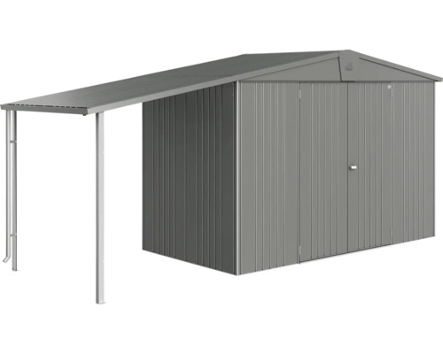 Metall Gerätehaus mit Anbau