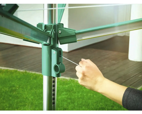 Drehflügelwäschetrockner Mechanismus mit Bedienelement