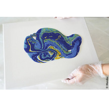 Fluid Painting auf Leinwand