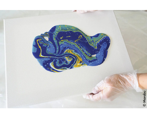 Fluid Painting auf Leinwand