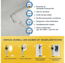 Informationen zur Verarbeitung von Wandtapeten mit Hinweisen zu Produkteigenschaften