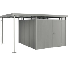 Geräteschuppen mit Überdachung und Tür