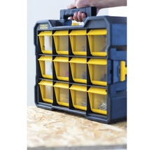 Stanley Fatmax Organizerbox mit Tragegriff und transparenten Fächern für Kleinteile