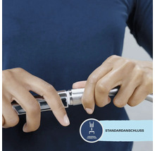 Montage eines Duschschlauchs mit Standardanschluss