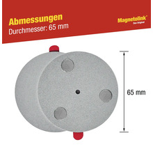 Magnetolink Schweißwinkel mit 65 Millimeter Durchmesser