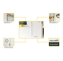 Installationsbeispiele für die Schellenberg Kabelführung