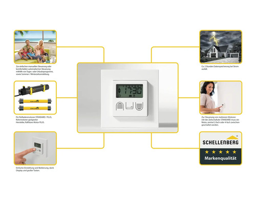 Schellenberg Zeitschaltuhr Standard mit Funktionen und Einsatzbereichen
