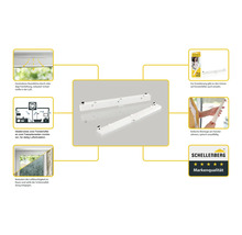 Schellenberg Universal Fensterlüfter Produktdetails zur Montage am Fensterrahmen