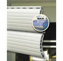 Detailansicht Rollladenprofil Maxi mit einer Deckbreite von 52 Millimetern