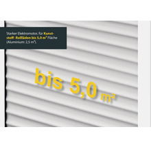 Kunststoffrollladen für Flächen bis 5,0 Quadratmeter