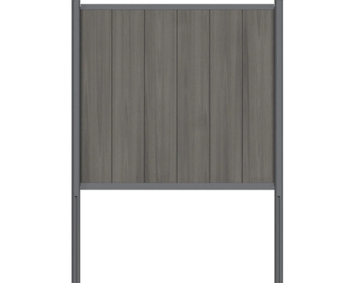 Gartenzaun aus Holz mit Rahmen