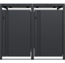 Mülltonnenbox für zwei Mülltonnen