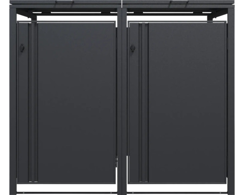 Mülltonnenbox für zwei Mülltonnen