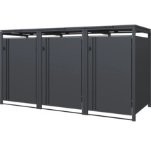 Mülltonnenbox für drei Mülltonnen