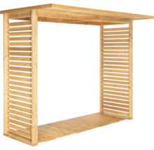 Holzlager für den Garten aus Holz