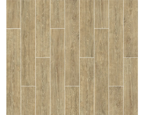 Boden aus Holzfliesen