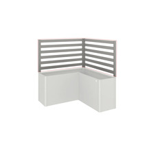 Badewannenverkleidung mit Sichtschutzelement