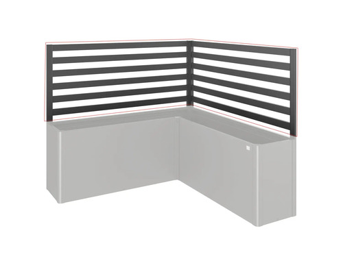 Sichtschutzwand für Pflanzgefäße im Außenbereich