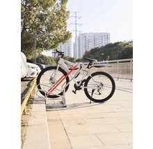 Fahrrad in Fahrradständer