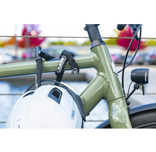 Fahrrad mit ABUS Kettenschloss und Helm