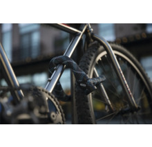 Fahrrad mit ABUS-Gliederkette gesichert
