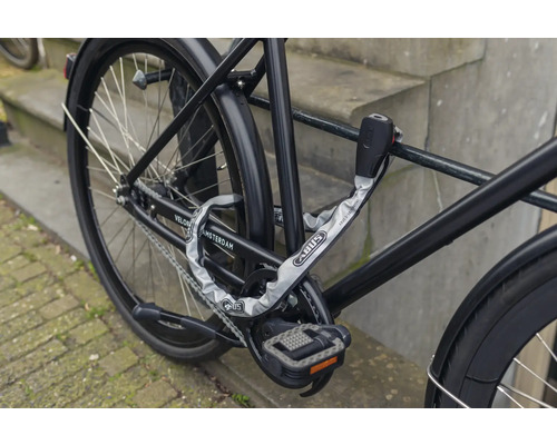 Fahrrad mit ABUS Kettenschloss gesichert