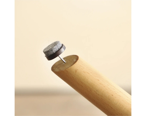 Filzgleiter zur Montage an einem Möbelbein