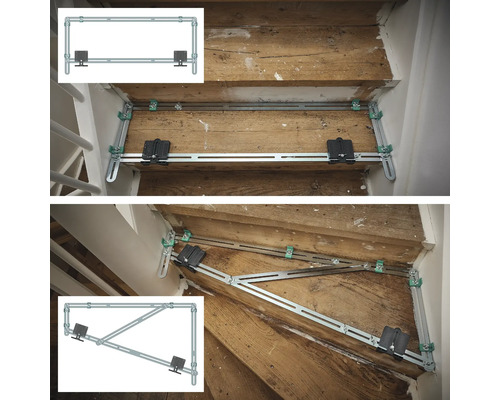 Treppenrenovierung mit Treppenwinkel und Treppenstufen