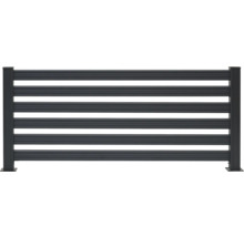 Zaunelement mit horizontalen Streben