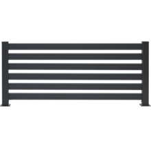 Zaunelement mit horizontalen Streben