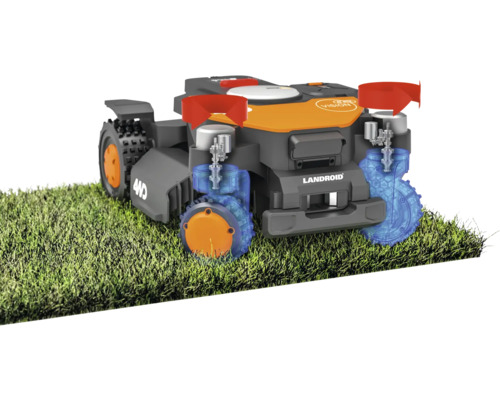 Landroid Rasenmähroboter auf Gras