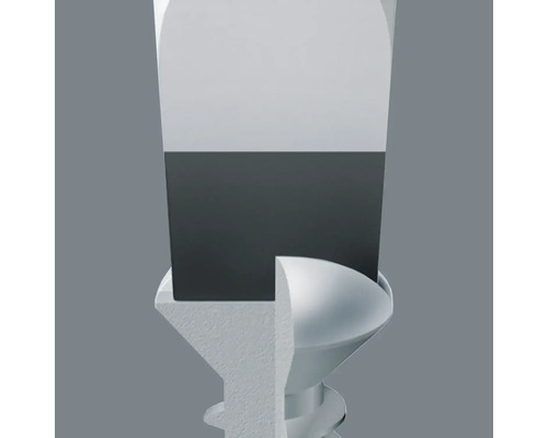 Schlitzschraubendreher im Einsatz an Schraube